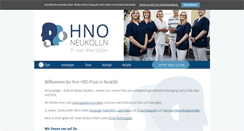 Desktop Screenshot of hno-neukoelln.de